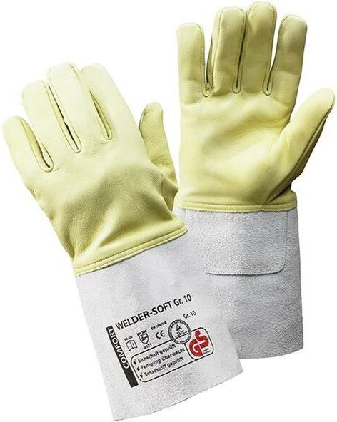 Schweißerhandsch.WelderSo ft,Ziegennappa,Gr10 Fortis