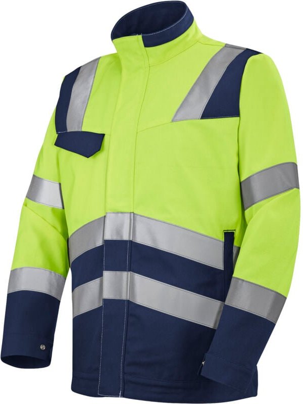 Sicherer Neon-Overall XP Gelb Neon/Marineblau S