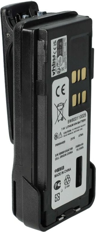 Vhbw - Akku kompatibel mit Motorola XPR7350e, XPR7000, XPR7380, XPR7350 Funkgerät, Walkie Talkie (2600 mAh, 7,4 v, Li-Io...