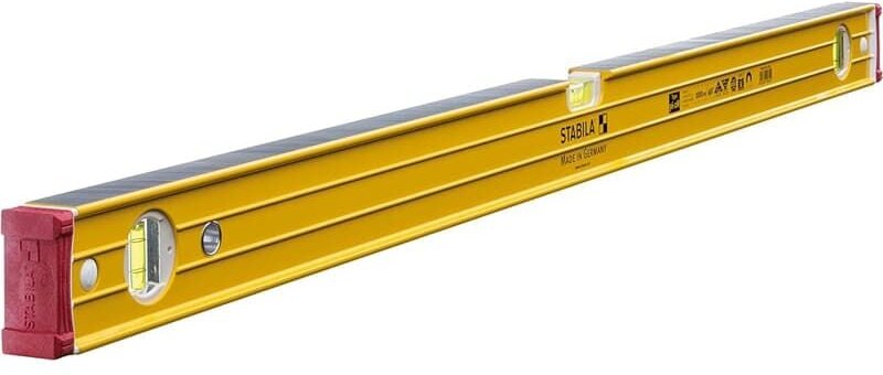 Stabila Aluminium Wasserwaage Type 96-2 M, 40 - 200 cm, mit Seltenerd-Magneten, Ausführung: Type 96-2 M, 100 cm