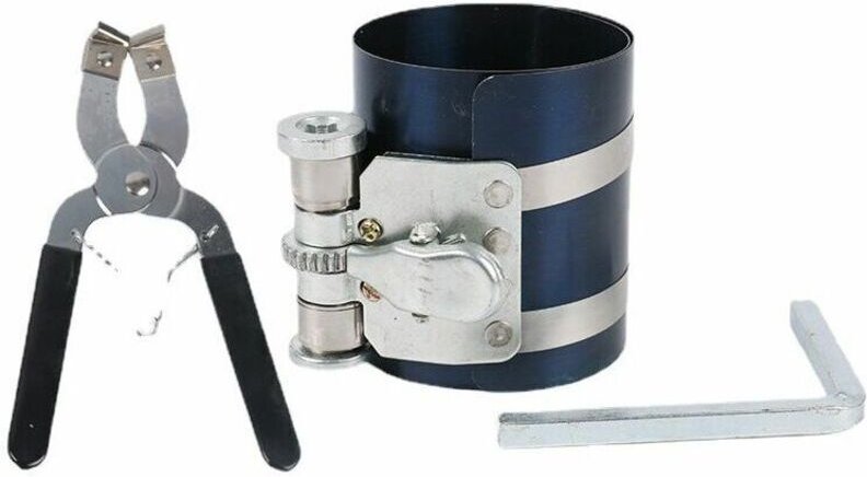 Pinze per fasce elastiche auto, compressore per fasce elastiche da 3 pollici 53-175 mm, pinze per la rimozione delle fas...