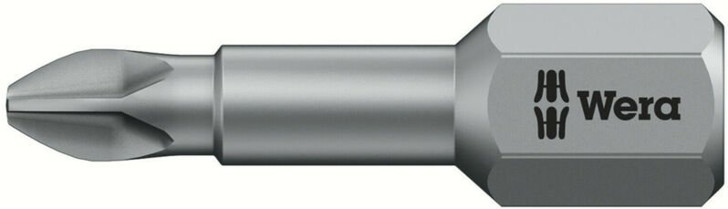 5056505001 Bit 851/1 tz 1/4 Zoll ph 1 Länge 25 mm Torsionszone, zähhart - Wera