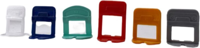 500 Stück Nivellier-Spannsockel 1 mm Fugen Einwegelement für Keil made in italy