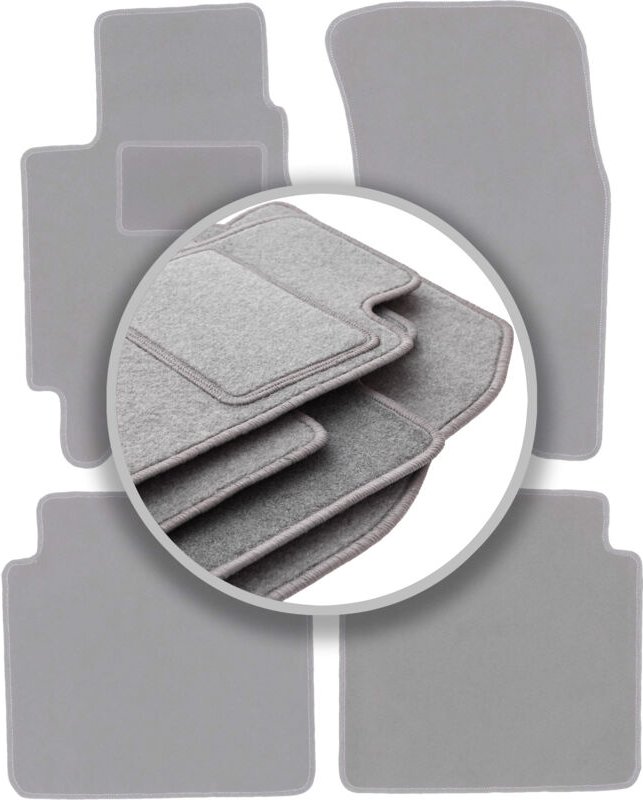 Graue Autofußmatten für: Subaru Outback II Kombi, Limousine (1999-2004)