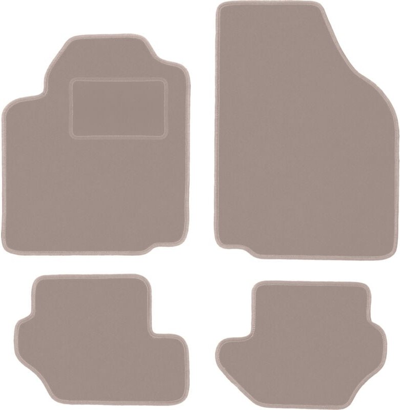 Beige Veloursmatten für: Ford Fiesta MK4 Fließheck (1995-1999)