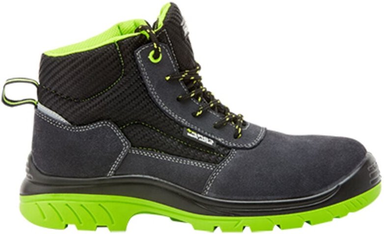 Wildlederstiefel mit spitzer Spitze + nichtmetallische Sohle Größe 38 comp + 72309 Bellota