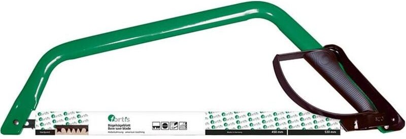 Bügelsäge mit Kunststoff-Griff, 530 mm - Fortis