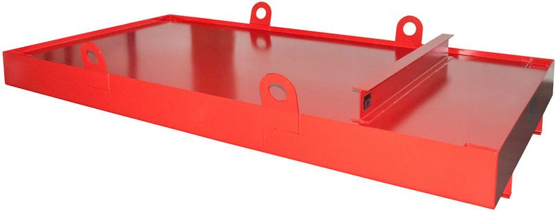 Bauer Containerwanne CW 3, 1276l, Feuerrot