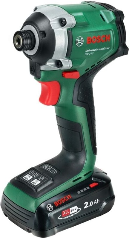 Thumbnail - Bosch Akku-Schlagschrauber UID 18V-210, incl. 1x Akku PBA 18V 2 Ah, Ladegerät, Handwerkerkoffer