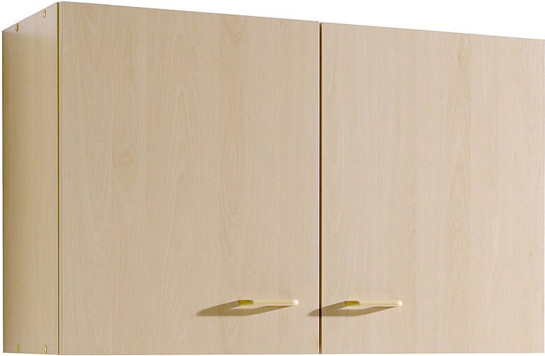 Lomadox - Küchen-Hängeschrank 2-türig SALERNO-03 Buche Dekor Breite 80 cm