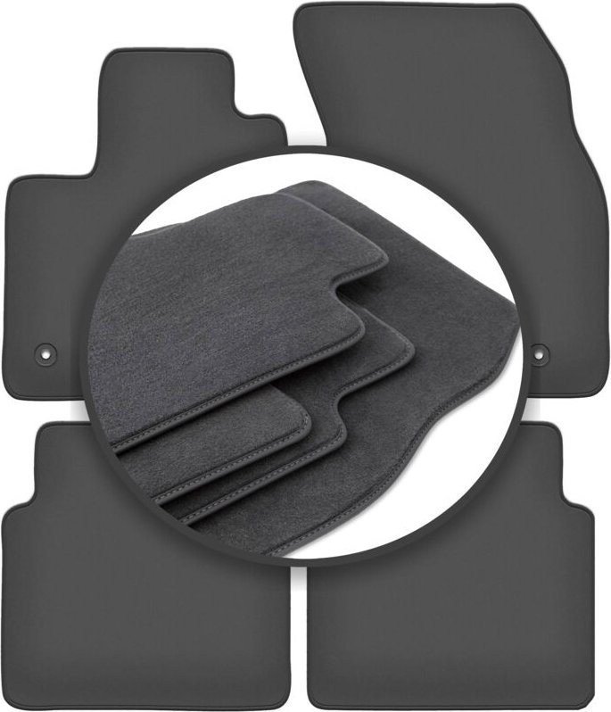 Premium-Fußmatten für: Ford Focus MK4 Fließheck, Limousine, Kombi, Turnier, Turnier Active (2018-)