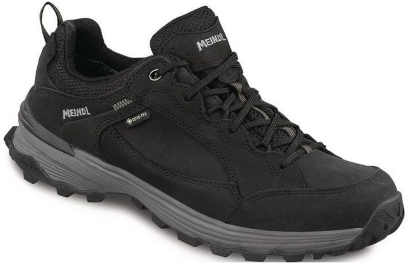 Freizeitschuh Toledo gtx Gr.12 schwarz Nubukleder/Velourleder Goretex Meindl