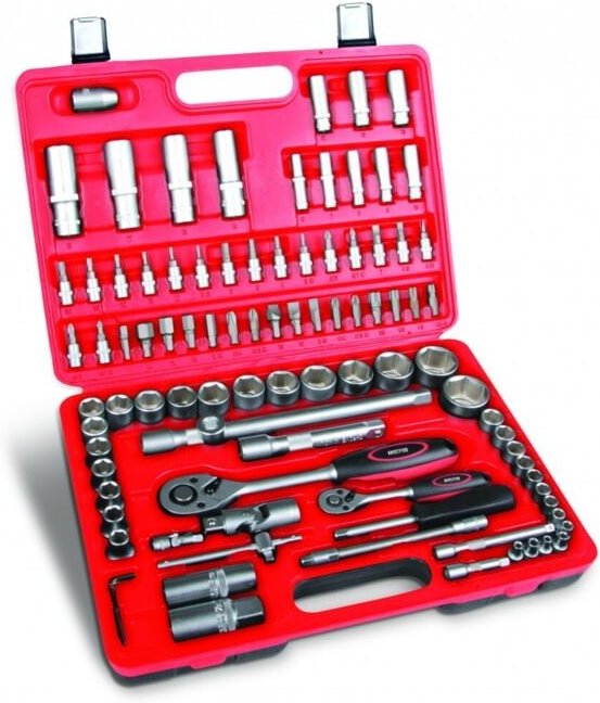 DEDRA CRV Steckschlüssel 94-teilig - Komplettset