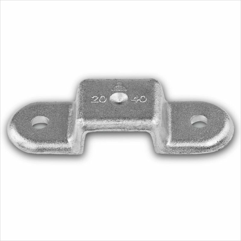 Dema - pkw kfz Auto Anhänger Rungenhalter 20 x 40 mm verzinkt für Bordwanderhöhung