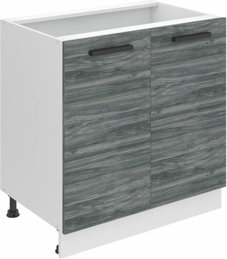 Unterschrank Küche, Küchenunterschrank 80 cm Breite. sd Küchenunterschrank ohne Arbeitsplatte. Küchenschrank mit 2 Türen...