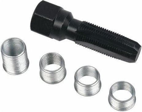 Zündkerzengewinde-Reparatursatz, 5-teilig, 14 mm Zündkerzengewinde-Reparatursatz,