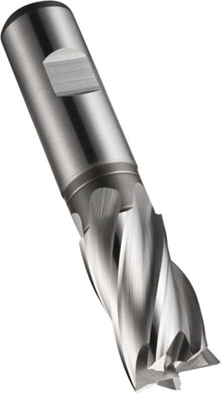Schaftfräser C247 DIN 844 K D.8mm Schneiden-L.19mm HSS-E-PM Blank 30Grad Z.4