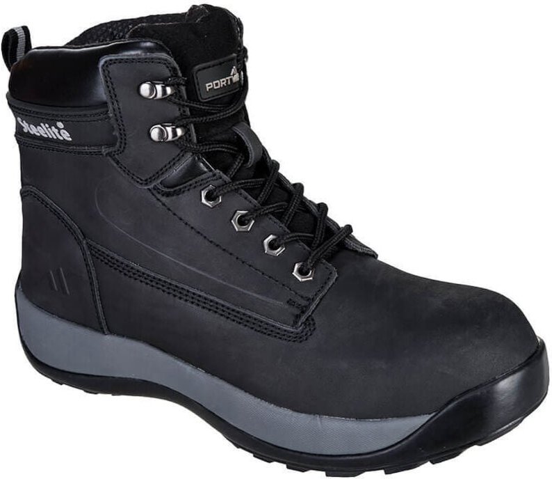 Hochsichere Sicherheitsstiefel Constructo Nubuck S3 HRO Schwarz 40