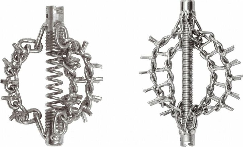 Kstools - Kettenschleuderkopf mit Spike-Kette, 2 Ketten Ø45mm,22mm