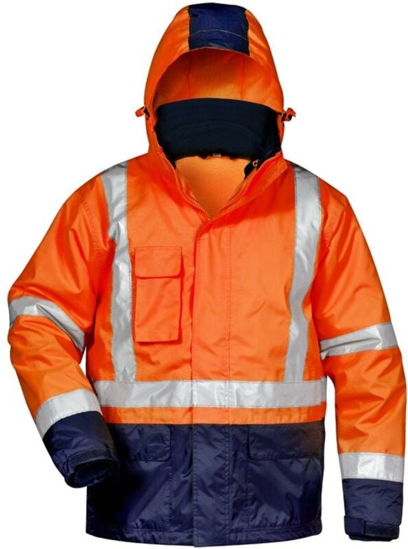 FP - Safestyle Warnschutzjacke Udo 3-in-1 Gr. m orange/marine