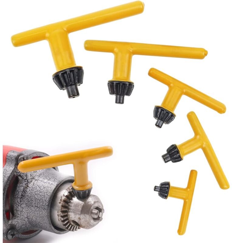 Stück Ersatz-Bohrfutterschlüssel, Gummigehäuse-Bohrfutterschlüssel, 6 mm, 10 mm, 13 mm, 16 mm, 20 mm, für Schlagbohrmasc...