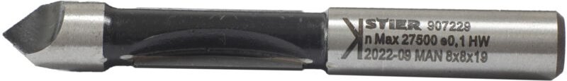 STIER Bohrfräser D8 x L19 x S8 mm HM (HW)