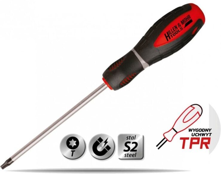 Thumbnail - DEDRA Torx T20 Schraubendreher - 100 mm, S2 Stahl, 3-Komponentengriff