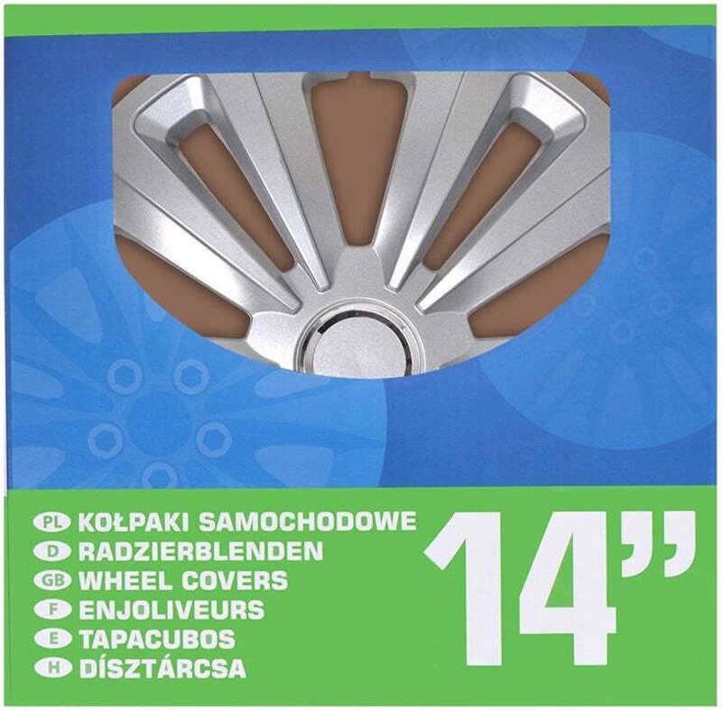 Radzierblendensatz terra 14 zoll 4 teilig im displaykarton