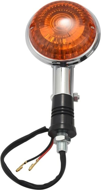 Motorrad Bernstein Runde Blinker Lichter Blinker Anzeige Objektiv Für Road Star Virago v Star 85-99