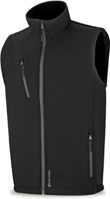 Brand Arbeitsschutzweste 'Lytir' Größe xl aus Softshell-Polyester-, Elasthan- und Polyurethan-Gewebe in Schwarz