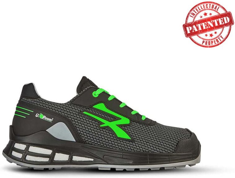 Sicherheitsschuhe niedrig DAKOTA S3 SRC CI ESD - Schwarz/Grün 37