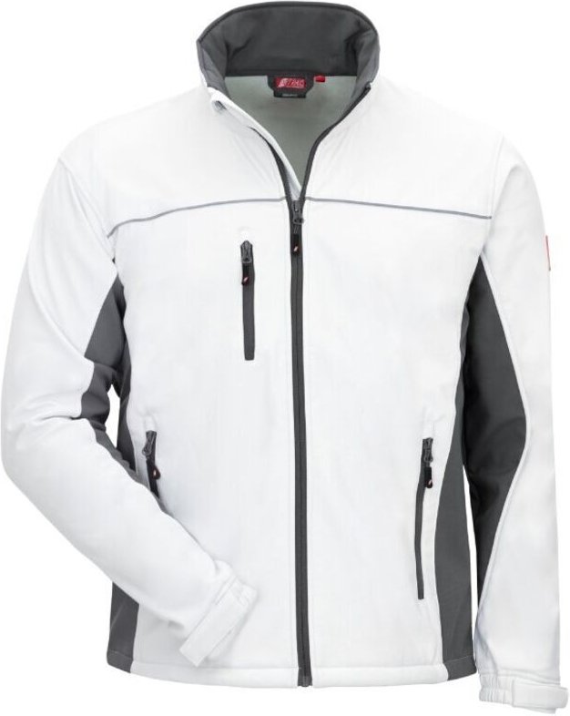 Nitras - Softshelljacke motion tex light 7153 Weiß / Grau Gr. s