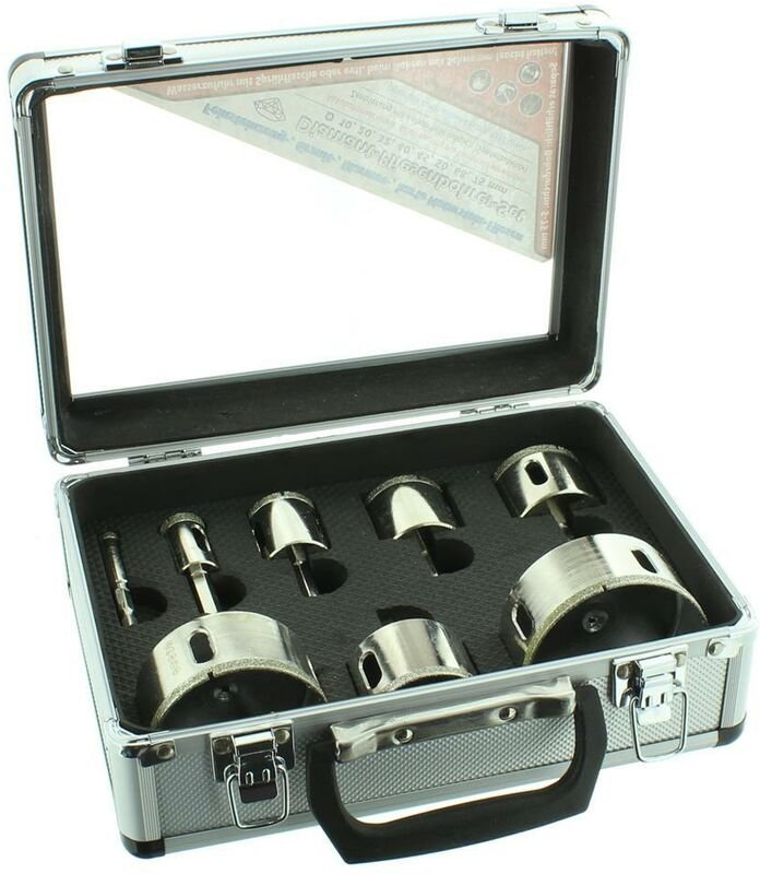 Btec - Diamantbohrkronen Set, Feinsteinzeug, Keramik Maxi