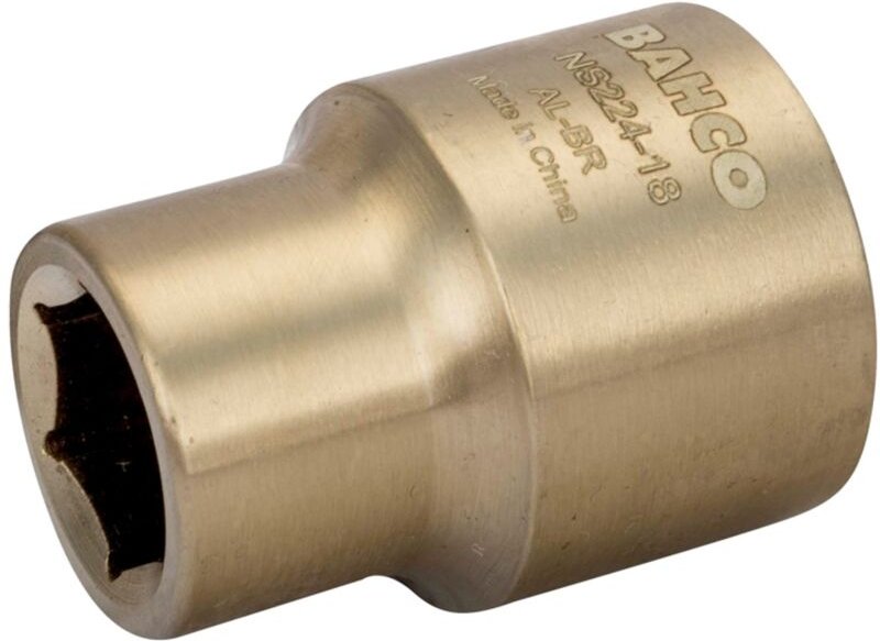 Bahco Steckschlüssel-Einsatz 3/4, funkenfrei, Aluminiumbronze, 36 mm