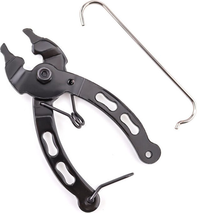 Fahrradkettenzange, Kettenzange fehlende Kette 2-in-1-Öffner-Schließer-Entferner, tragbare Fahrrad-Gliederzange mit Kett...