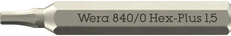 Thumbnail - 840 Micro Sechskant-Bit 1.5 mm 1 St. - Wera