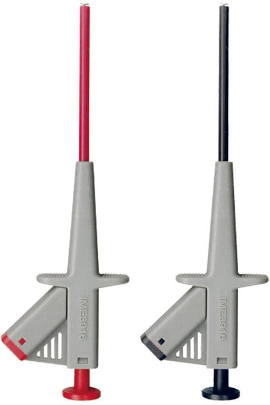 Beha Amprobe 370010 Sicherheits-Abgreifklemmen-Set Buchse 4 mm cat iii 1000 v Schwarz, Rot