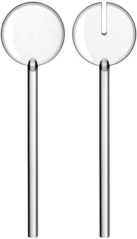 Transparentes Salatbesteck von Tiffany Guzzini