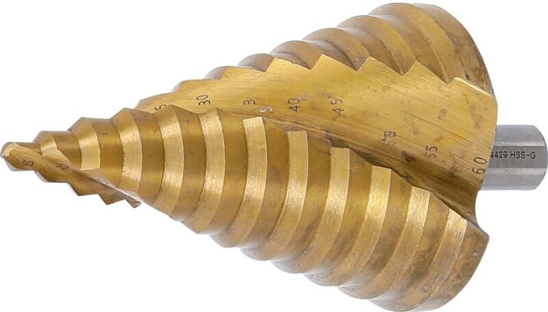 Stufenbohrer titan-nitriert ø 6 - 60 mm