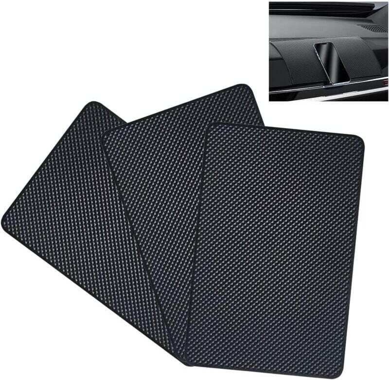 3er-Set Auto-Anti-Rutsch-Matte für Armaturenbrett, 27 x 15 mm, Auto-Anti-Rutsch-Gele, wiederverwendbare Klebematte für A...