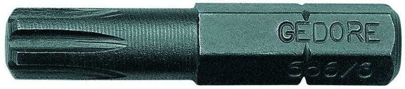 L+ 686 8 S-010 Schraubendreherbit 1/4', Vorteilspack 10-teilig, ribe M8