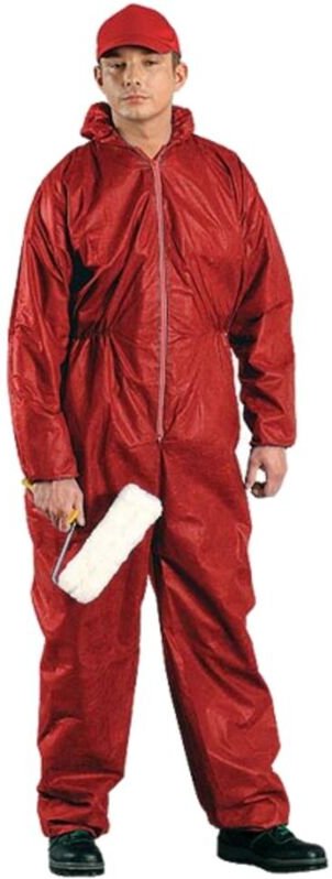 Maleranzug in versch. Farben rot xxxl