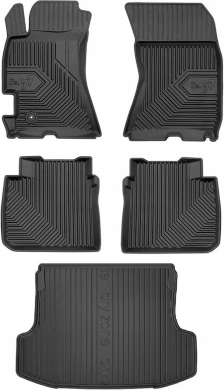 Thumbnail - SET 77 Fußmatten und Matten Subaru Legacy 4 Limousine 2003-2009