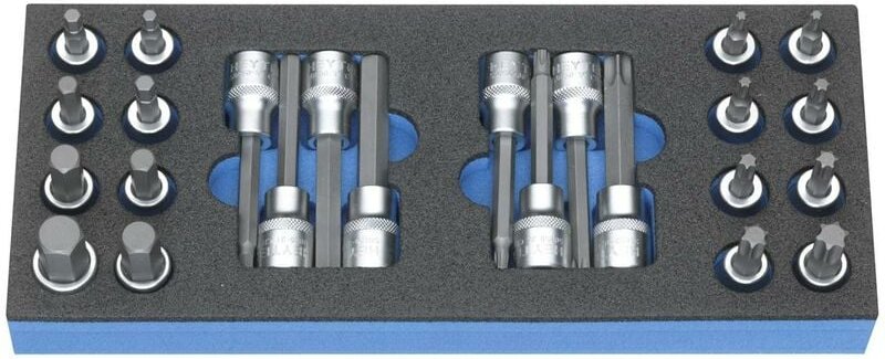 M 50829-17 Schraubendrehereinsatz Sortiment, 24-tlg.