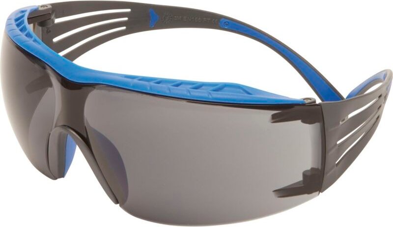 3M - SecureFit SF402XSGAF-BLU Schutzbrille mit Antibeschlag-Schutz Blau, Grau