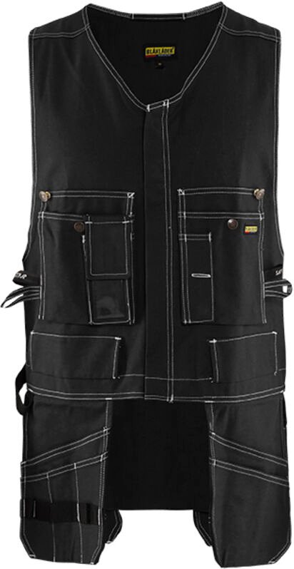 Arbeitsweste mit Werkzeughalter 3105 Schwarz XXL