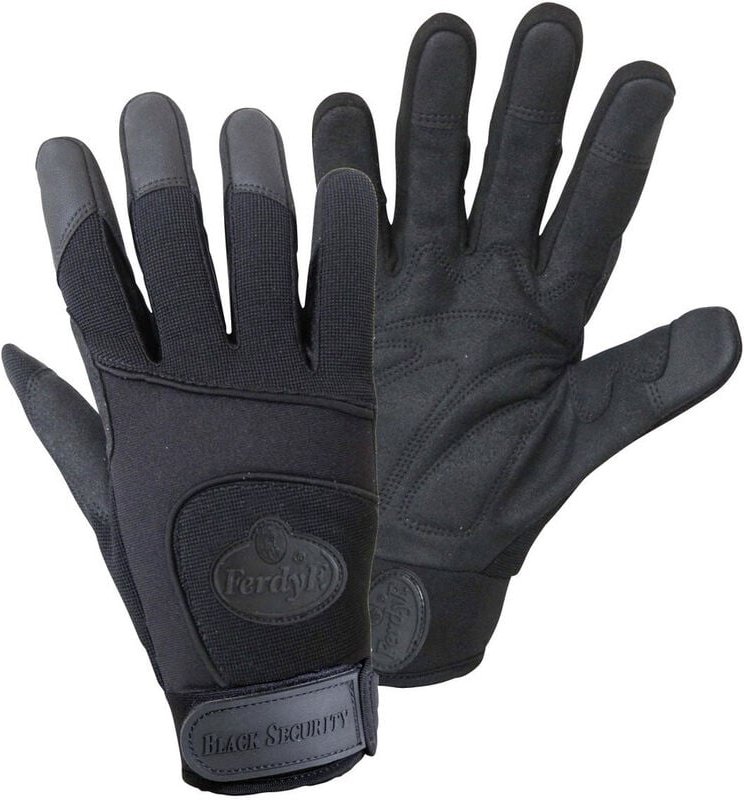 Black security Mechanics 1911-9 Clarino®-Kunstleder Montagehandschuh Größe (Handschuhe): 9, - Ferdyf.