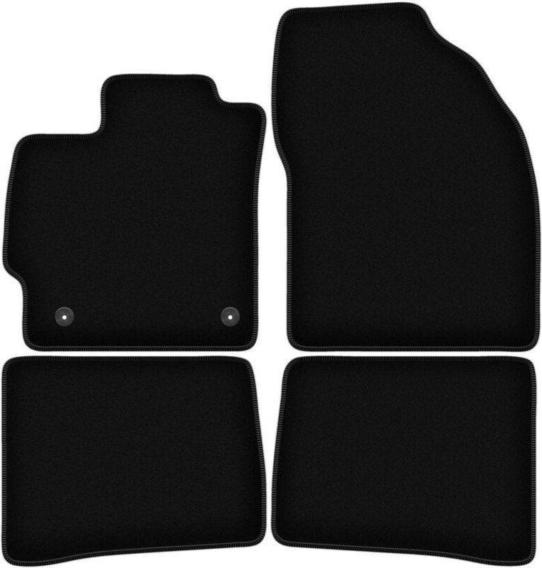 Thumbnail - BASIC schwarze Veloursmatten für: Toyota Prius III XW30 Fließheck (2011-2015)