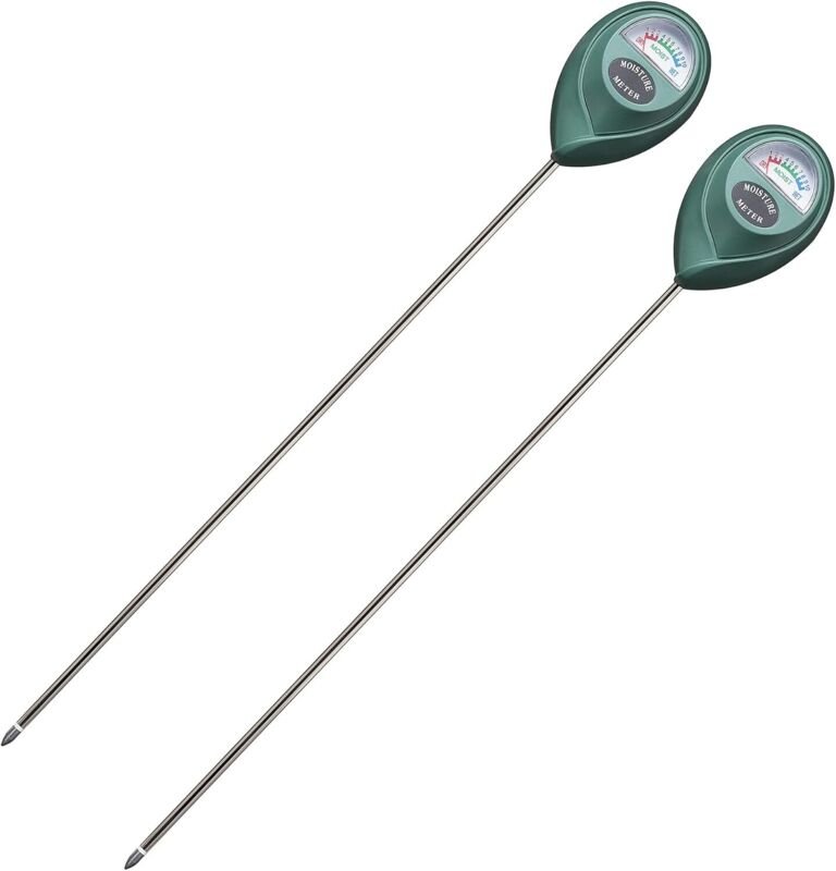 2er-Pack Bodenfeuchtigkeitssensor mit langer Sonde für den Tiefeneinsatz, Wasserüberwachungssensor, Hygrometer für Außen...
