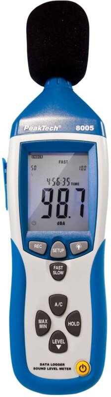 Schallpegelmessgerät, p 8005, mit Datenlogger - Peaktech